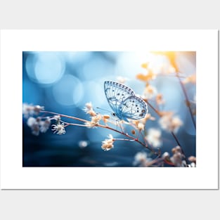 Butterfly Forest Nature Serene Tranquil Posters and Art